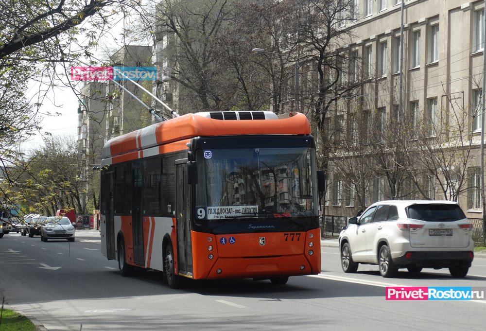 Движение троллейбусов по Большой Садовой остановлено в Ростове