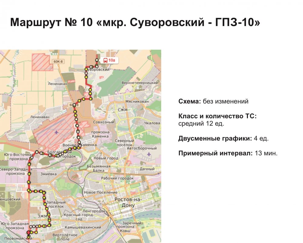 Микрорайон Суворовский ожидает масштабная реорганизация транспортной сети
