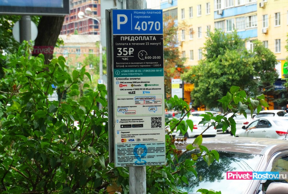 Только 1,5 млн рублей за оплату парковок получил бюджет Ростова