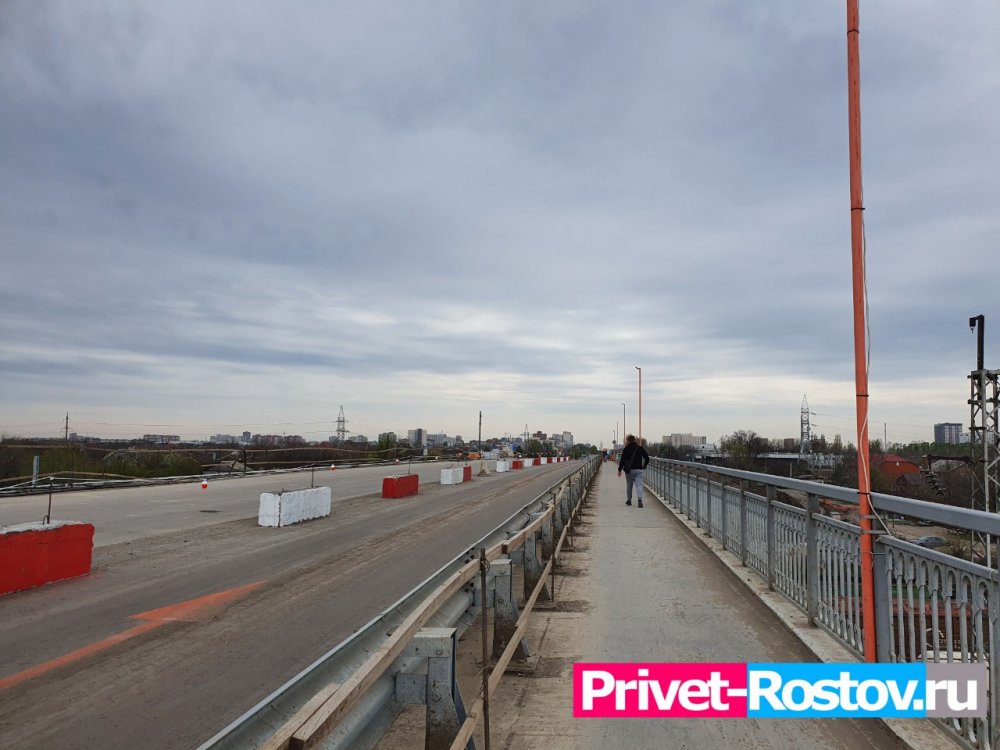 Мост на Малиновского в Ростове задумали открыть для всех 30 июля