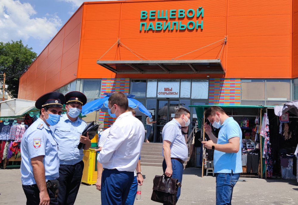 В Ростове на Ц. Рынке выявили ряд нарушений по соблюдению санитарных норм