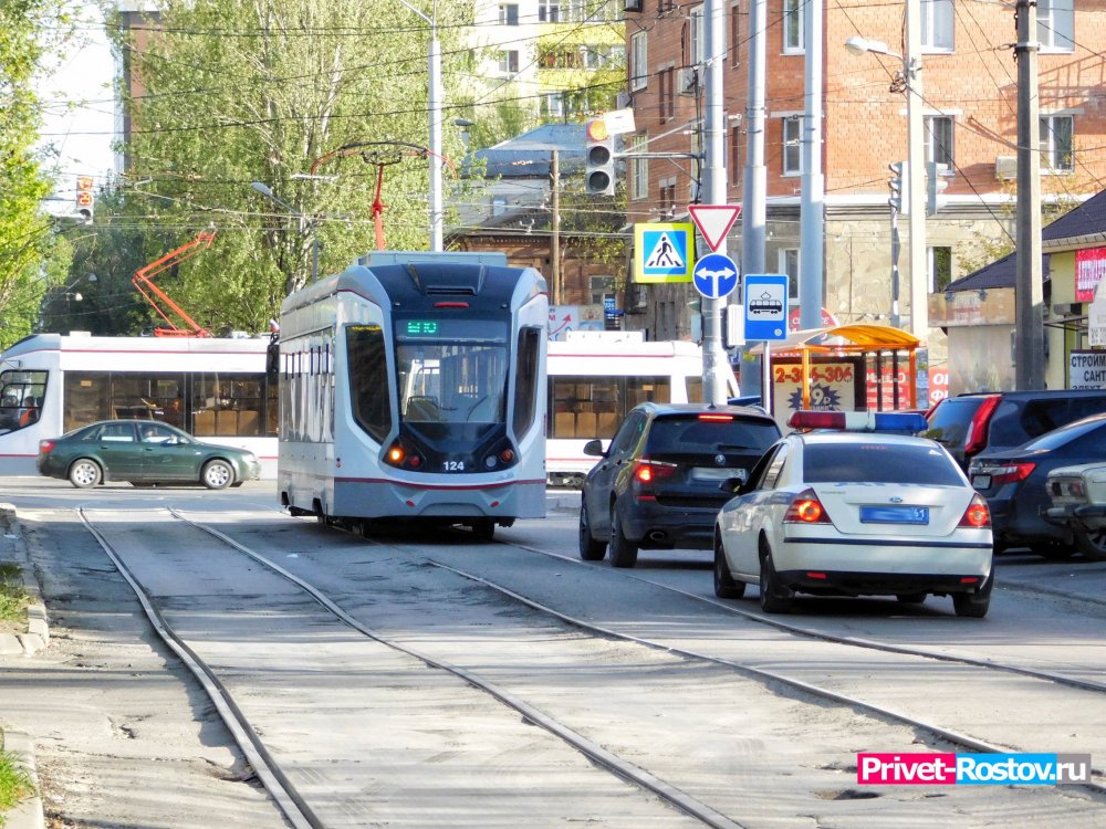 Машинам запретят ездить по трамвайным путям на улице Горького в Ростове-на-Дону в 2022 году