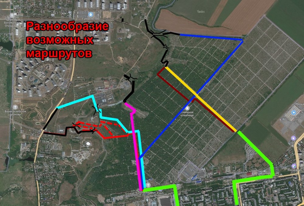 Ростовские власти не хотят строить дорогу к Суворовскому через Северное кладбище