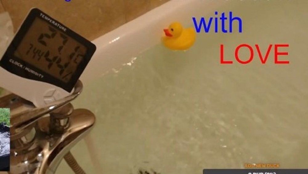 Ростовский стример запустил для европейцев новое видео с ванной горячей воды