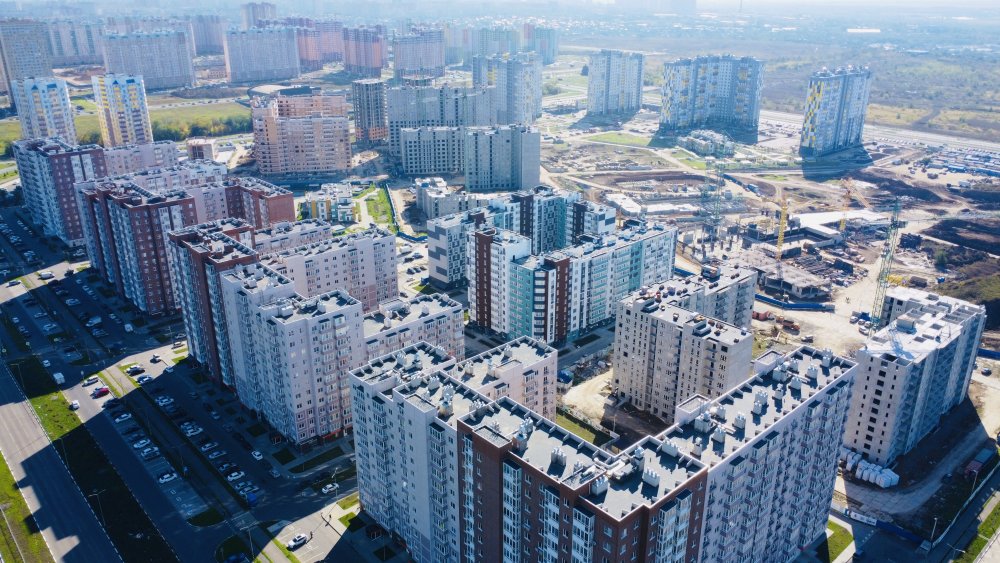 Строительство крупнейшего жилого района в Ростове-на-Дону - Левенцовский. Фоторепортаж