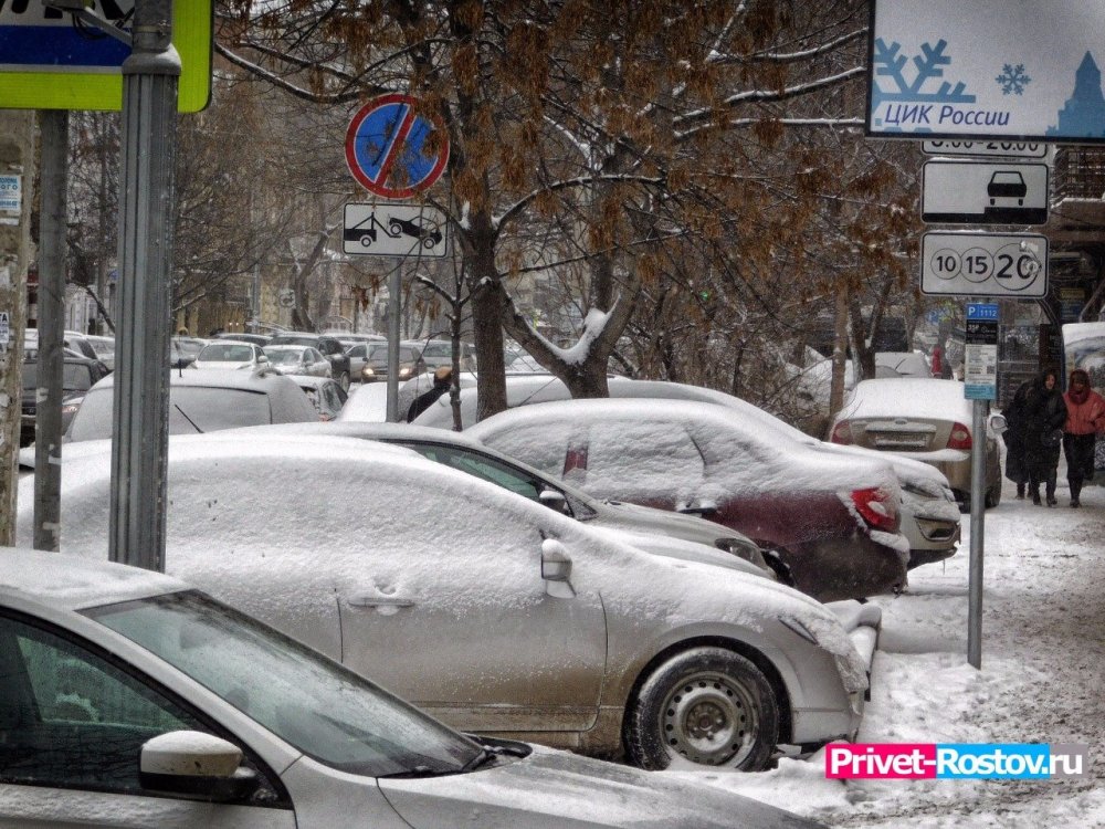 Ростовскую область накрыл снегопад с вечера 31 октября