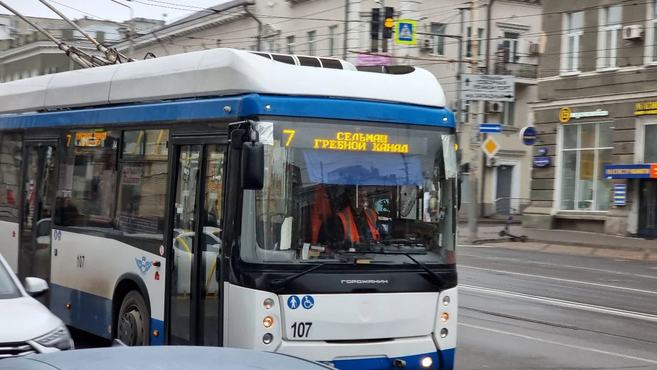 В Ростове на Гребной канал запустили троллейбус утром с 22 июня