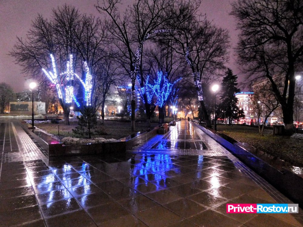 Мокрый вечерний Ростов 💦