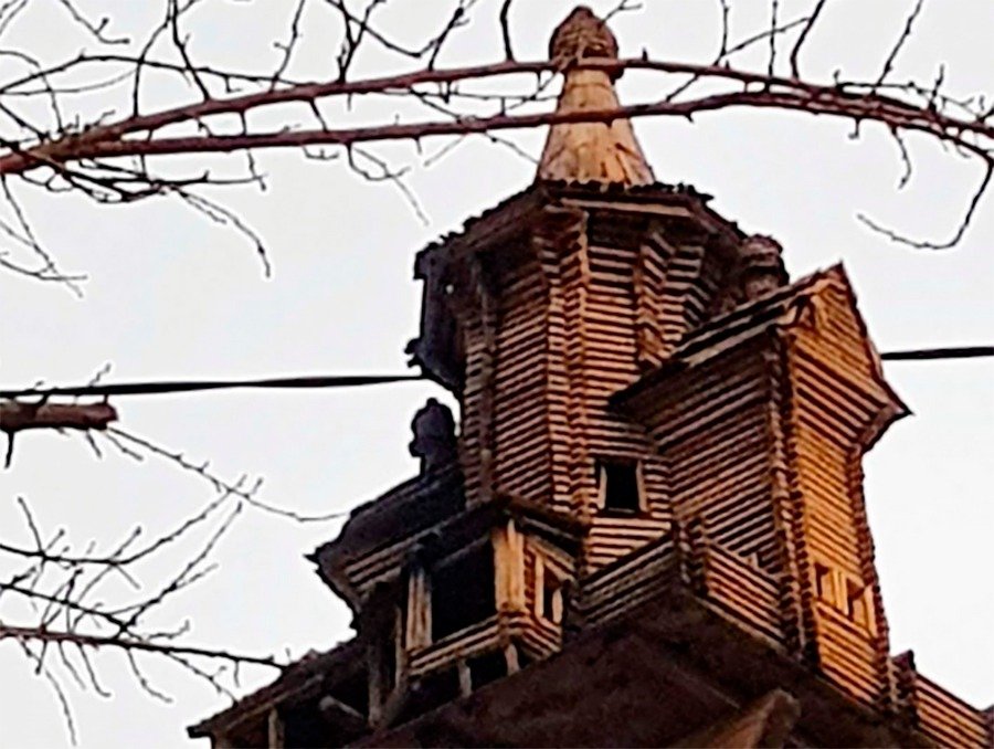 Деревянный храм для птиц построил в Ростове неизвестный
