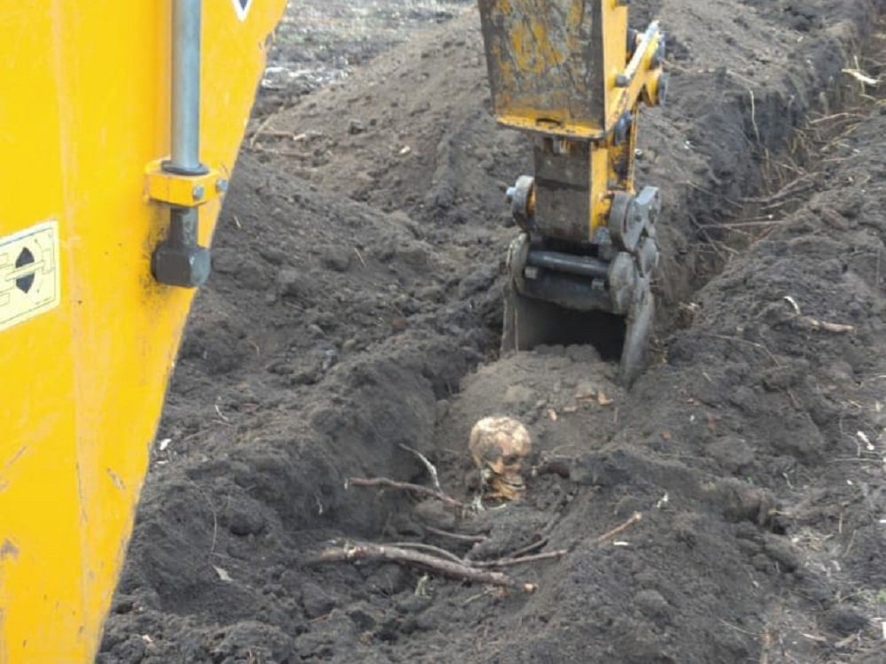 Под Ростовом во время ремонтных работ найдены неизвестные останки людей
