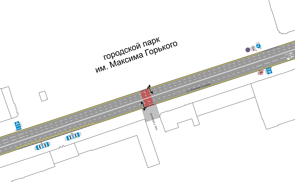 Дождались: власти Ростова хотят сделать пешеходный переход у парка Горького