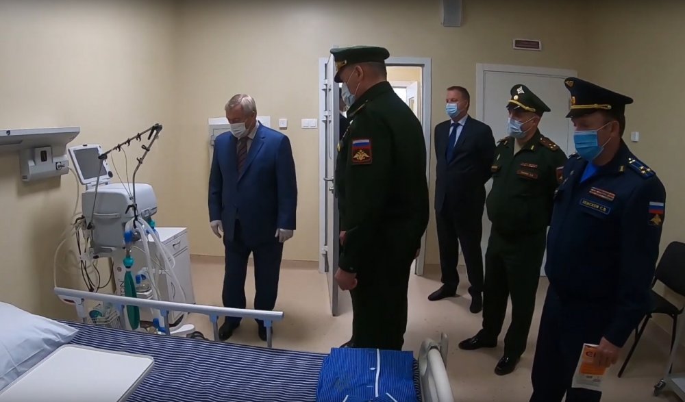 Для пациентов с коронавирусом в Ростове открыли военный медцентр