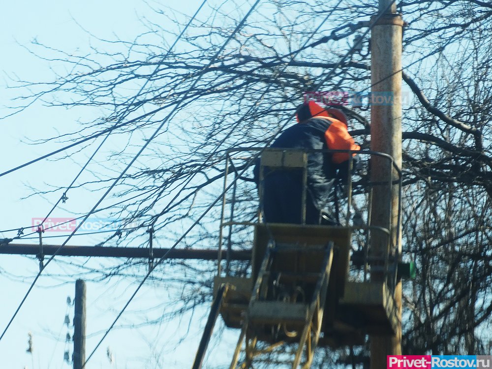Сотни домов останутся без света в Ростове на следующей неделе