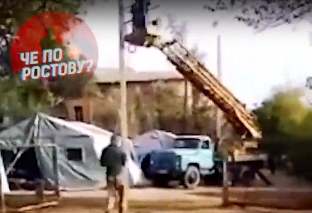 Лагерь трудовых мигрантов из Узбекистана в Ростовской области сняли на видео