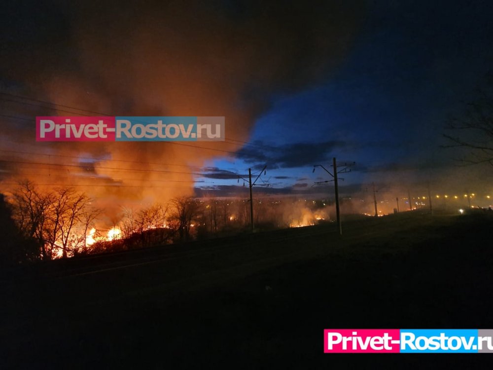 Почти семь часов тушили пожар на окраине Ростова