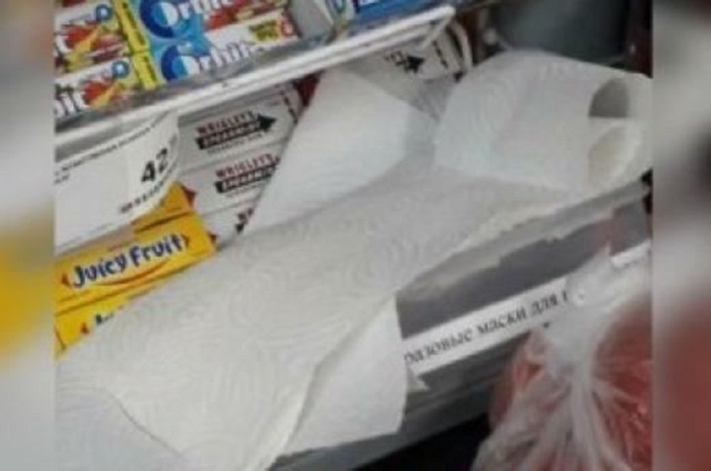 В Краснодарском крае на смену тряпичным маскам пришли маски из туалетной бумаги