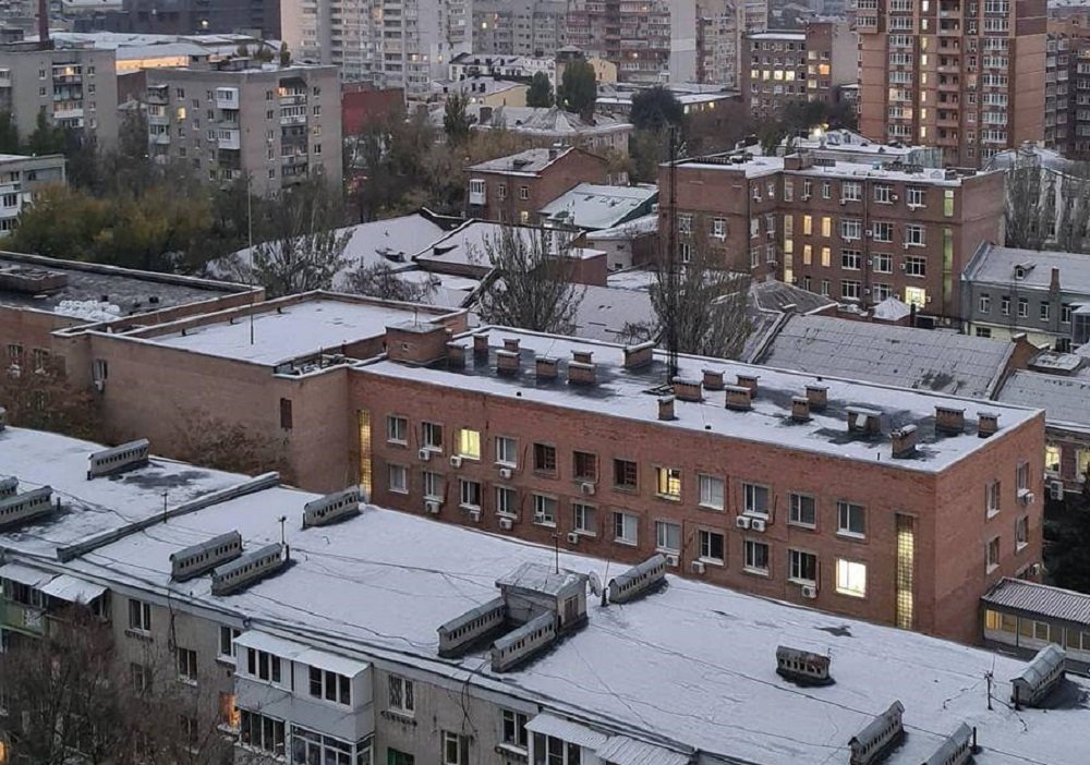 Ростов накрыло первым снегом