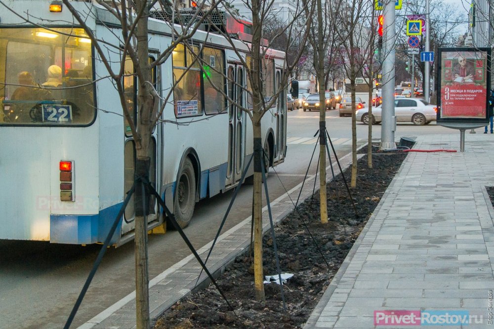 В Ростове общественный транспорт перенаправили на Пушкинскую из-за пожара в центре