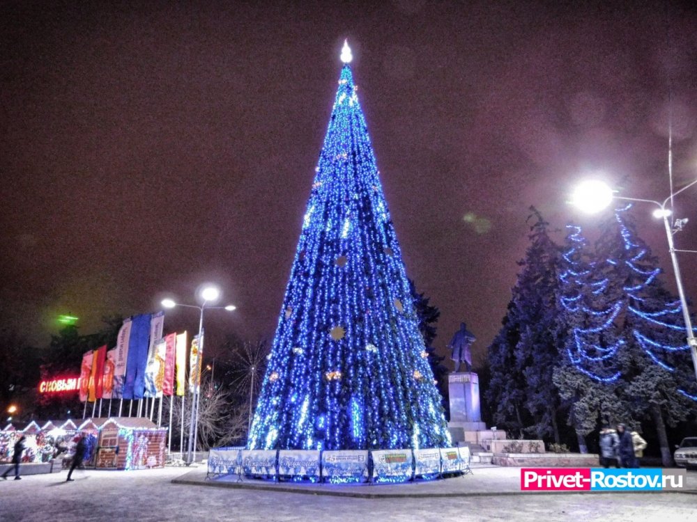 Власти Ростова рассказали об открытии главной городской елки