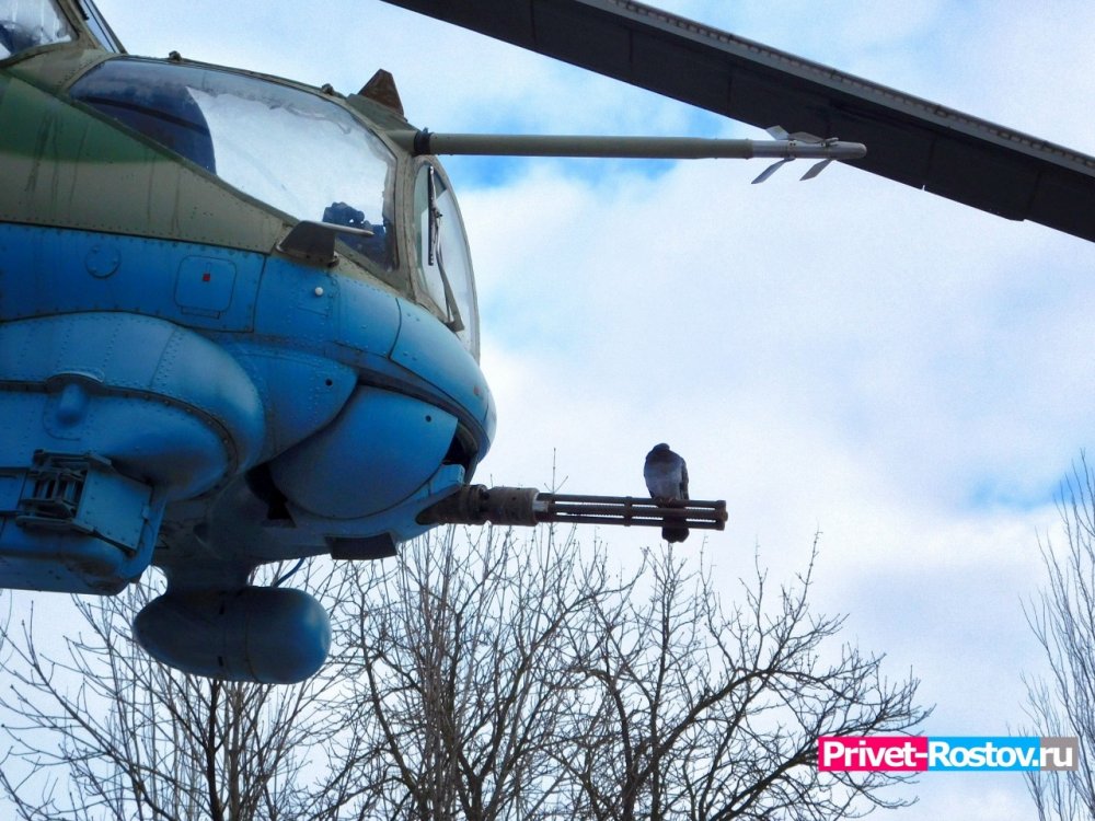 Вертолет был замечен на границе Ростовской области и Украины