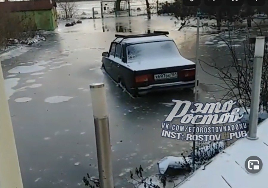 Станицу затопило под Ростовом из-за вышедшего из берегов Дона