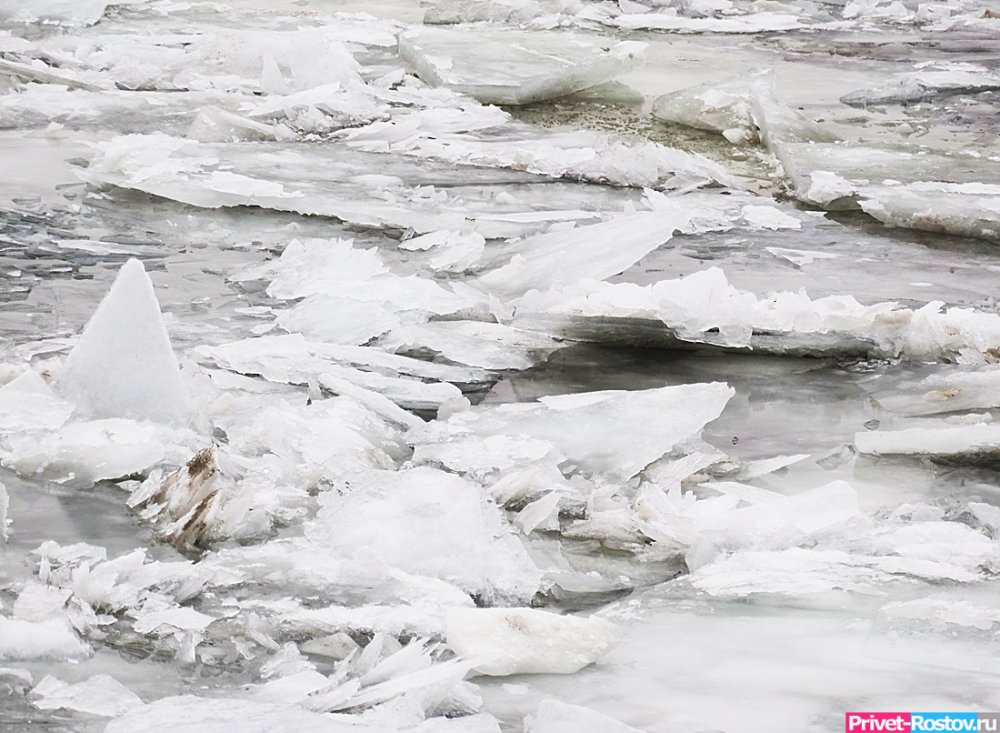 Четырех рыбаков унесло на льдине в Ростовской области