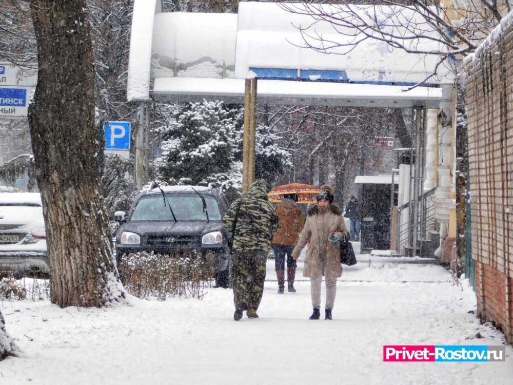 Аномальный мороз с ураганом идут на Ростовскую область