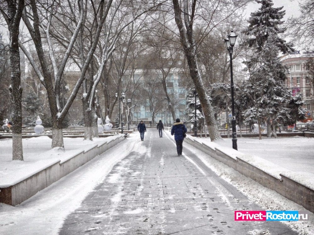 Сильный снегопад ожидается в Ростовской области