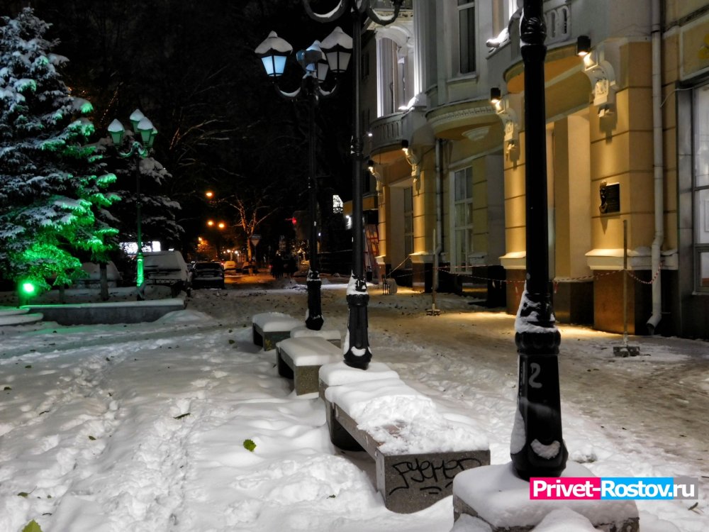 Аномальный снегопад парализует Ростовскую область как это было в 2014 году