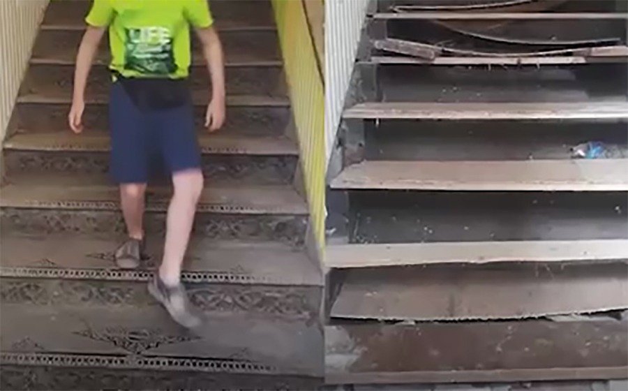 Ростовчанин сдал в прием металлолома антикварную лестницу из старинного особняка
