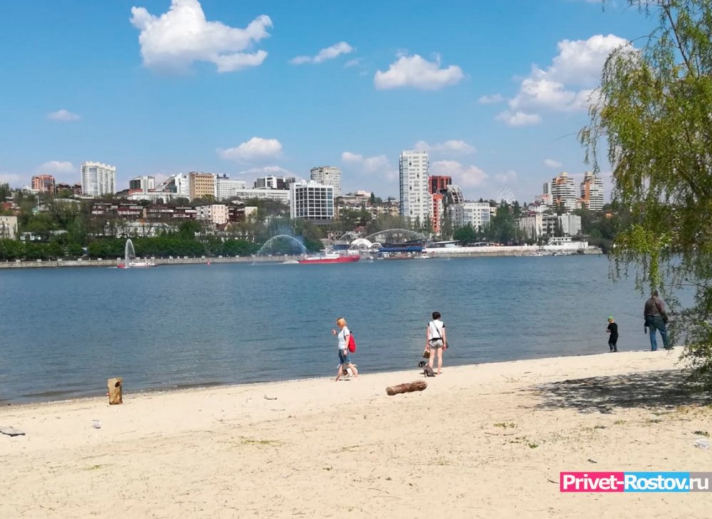 Только три пляжа официально будут работать летом в Ростове-на-Дону