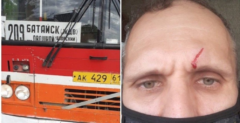 В Батайске водителя автобуса едва не зарезали за просьбу надеть маску