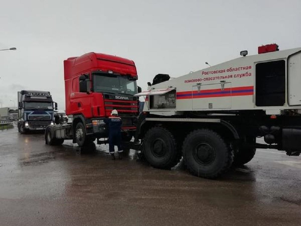 Массовое ДТП с грузовиками произошло на трассе под Ростовом