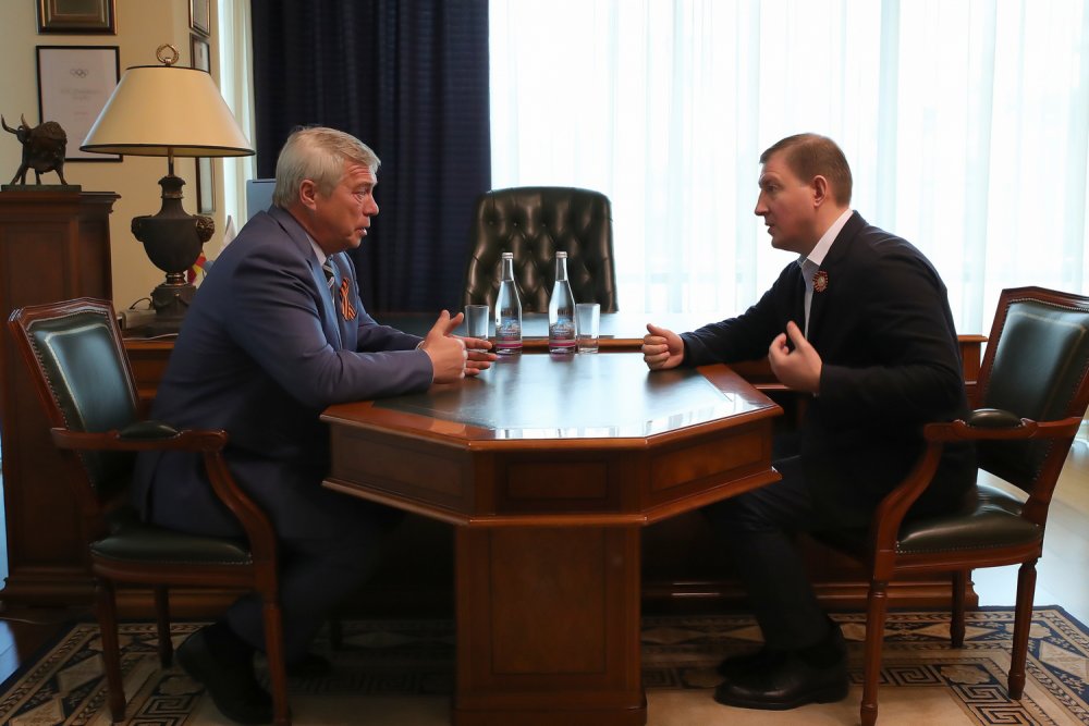 Губернатор Василий Голубев обсудил с Андреем Турчаком крупное развитие Таганрога