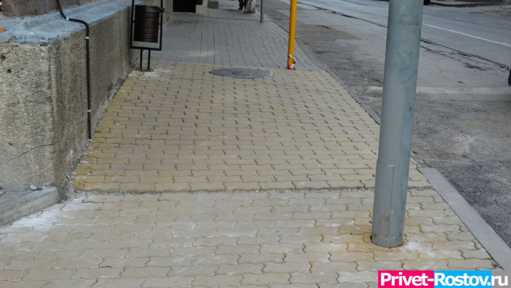 На ремонт тротуаров в Ростове потратят 15 млн рублей из городского бюджета