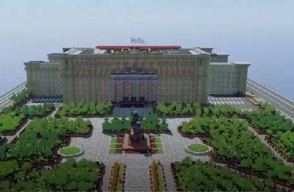 Школьник из Ростова-на-Дону построил здание правительства Ростовской области в Minecraft
