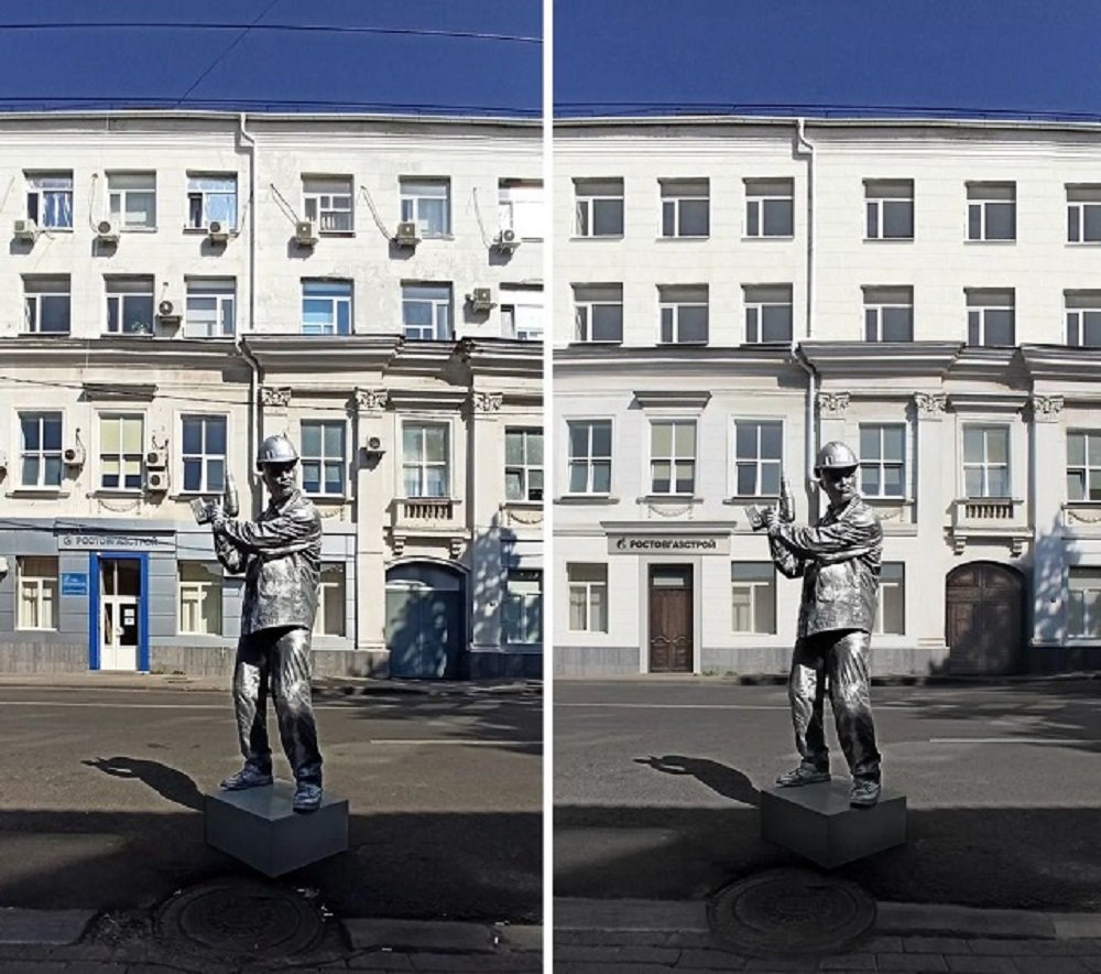 Исторический центр Ростова без уродующих их балконов и вывесок показали общественники