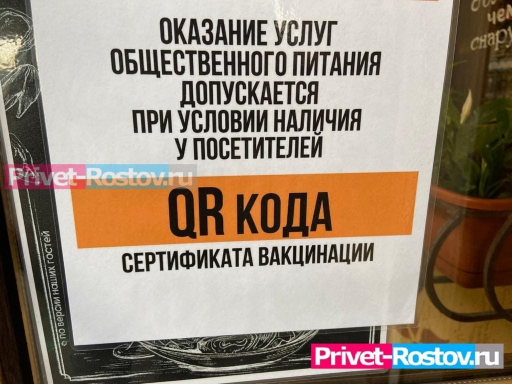 Власти Ростовской области рассматривают вопрос введения QR-кодов для людей с антителами