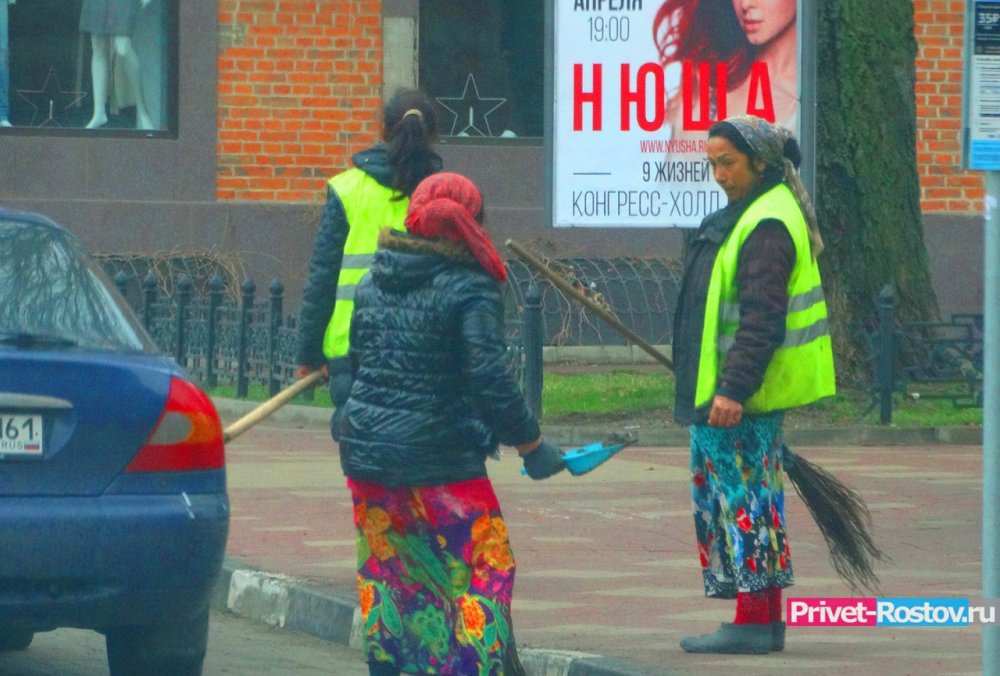 В Ростовской области зафиксирован резкий спрос на дворников после оттока иммигрантов