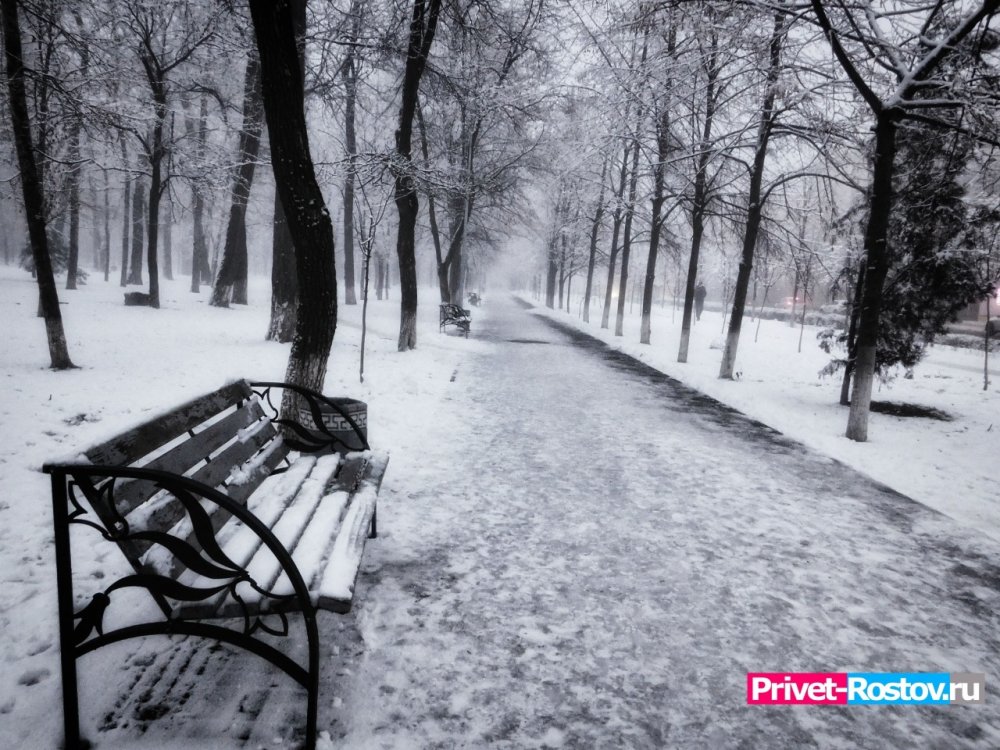 Снегопад накрыл Ростовскую область в первый день зимы 1 декабря