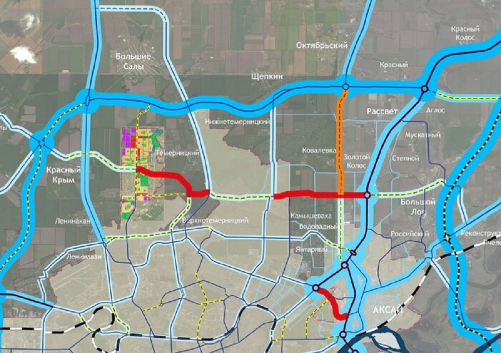 Карта платовский ростов