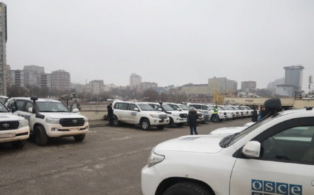 Машины наблюдателей ОБСЕ оказались брошенными в Ростове на Сиверса в марте