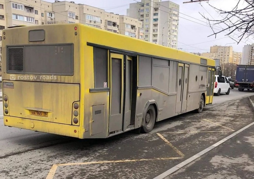 Ростовчан возмутил замаскированный автобус из ада на маршруте №94