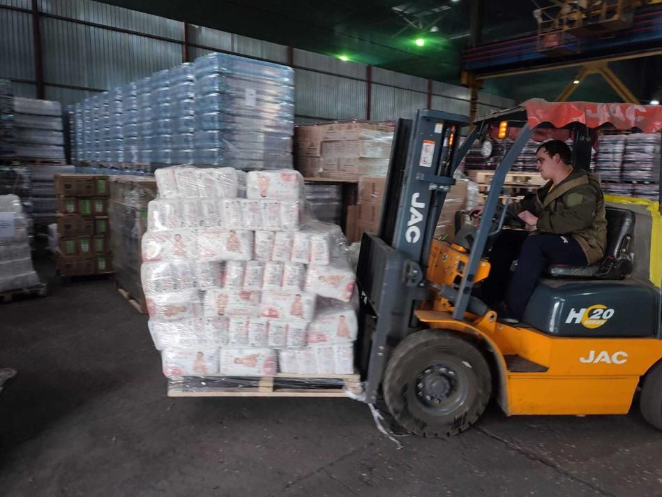 2,5 тонны продовольствия и других товаров получат беженцы в Ростове