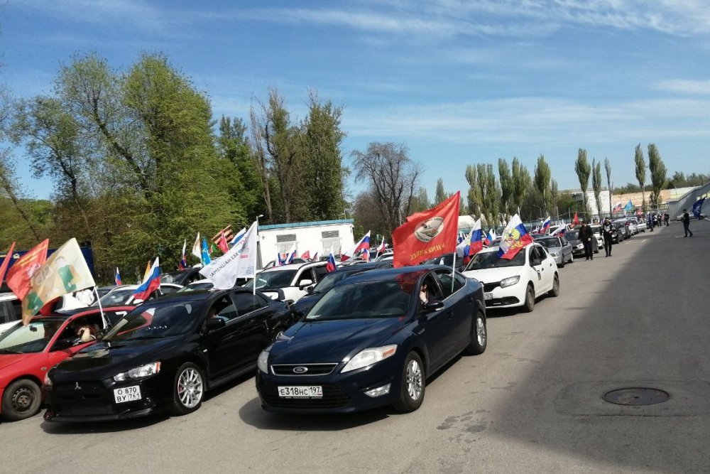 Автопробег «Za мир без нацизма» провели в Ростовской области 27 апреля