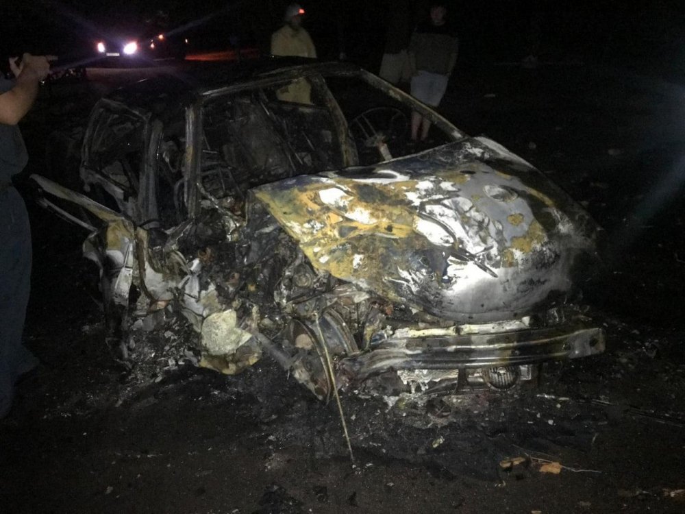 Два жителя Ростовской области погибли в страшной аварии с загоревшейся машиной в Воронежской области