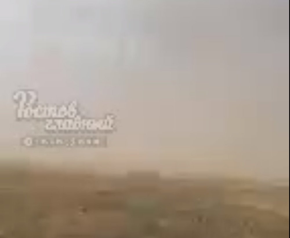 Надвигающуюся песчаную бурю на Ростовскую область сняли на видео