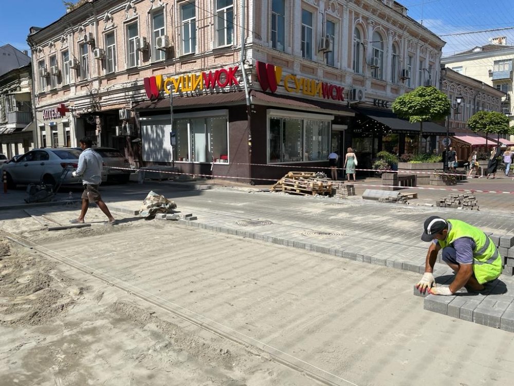 Дорожные службы в Ростове всерьез взялись за пешеходные переходы на Соборном