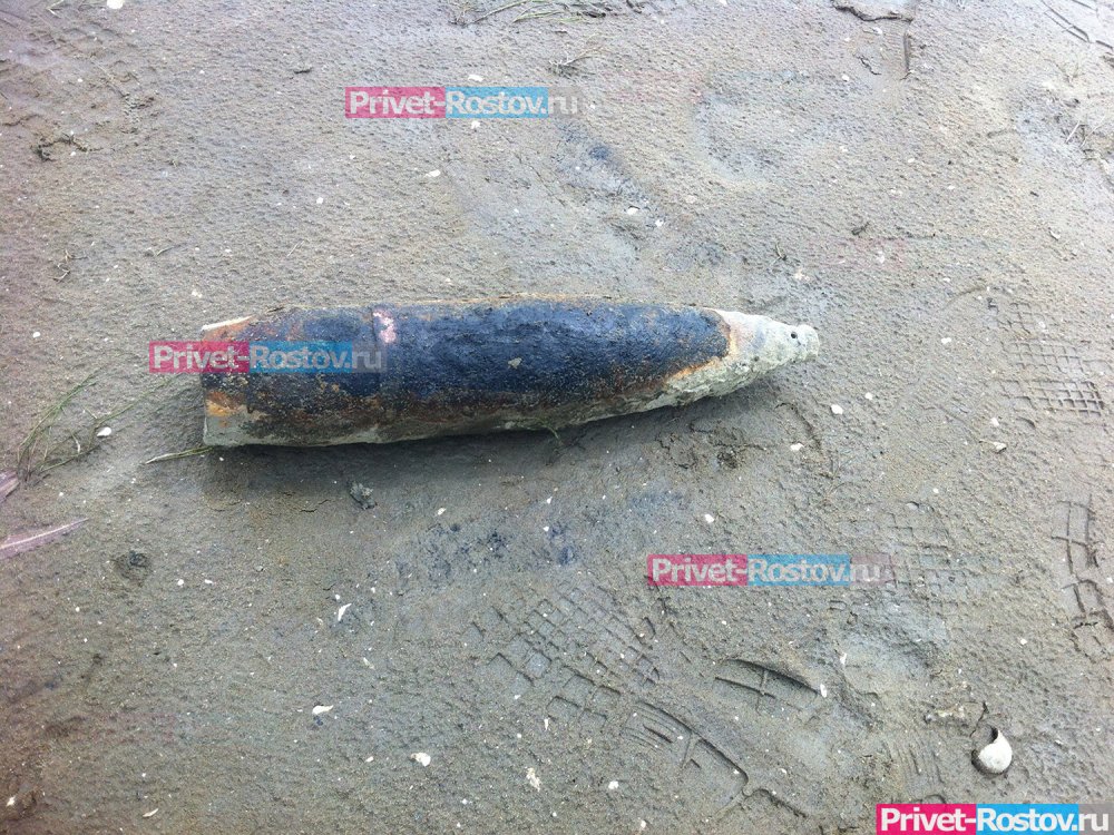 В Ростовской области женщина откопала у себя в огороде минометный снаряд
