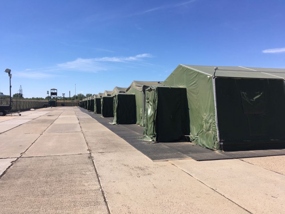 В ЮВО для мобилизованных построили 6 полевых лагерей с кондиционерами